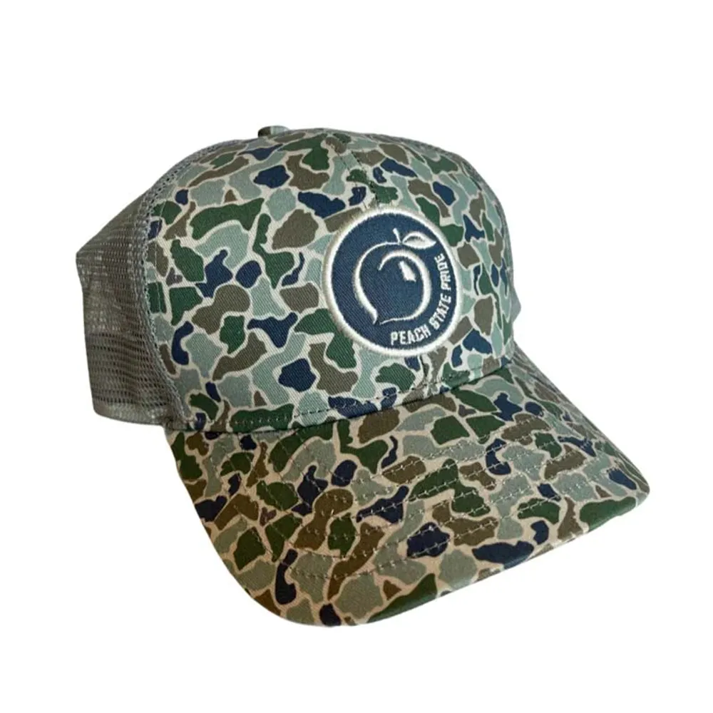 Georgia Old School Camo Fish Trucker