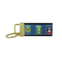 Beer Can Ribbon Keychain