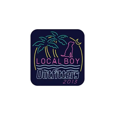 LBO Neon Logo Decal