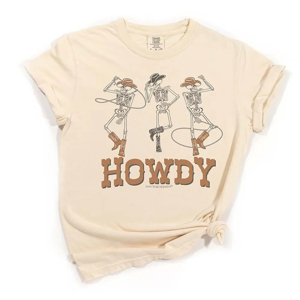 Howdy Skeleton Short Sleeve T-Shirt