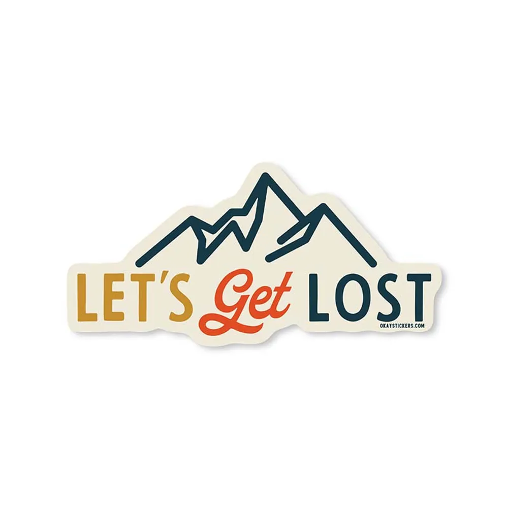 Let's Get Lost Sticker