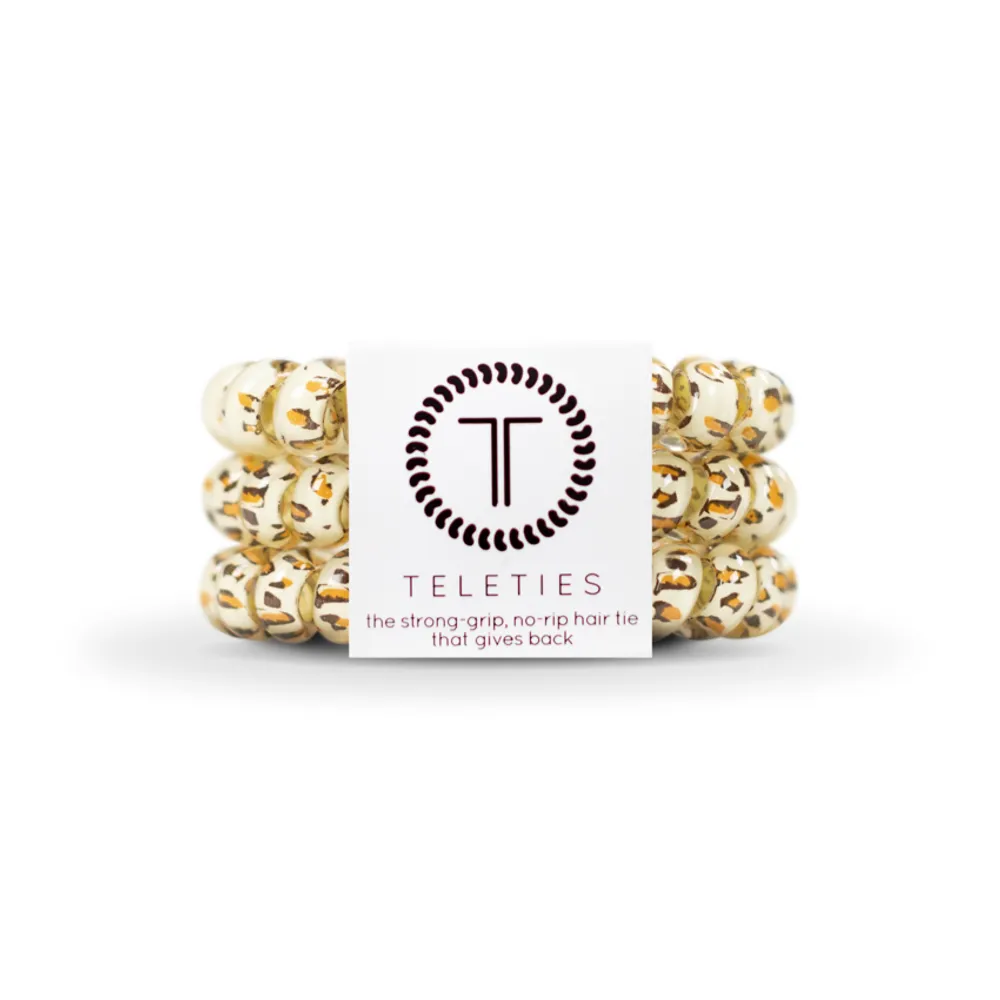 Leopard Hair Tie 3 Pack