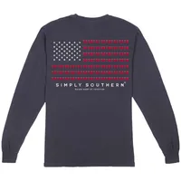 Men's Red Solo Cup Flag Long Sleeve T-Shirt