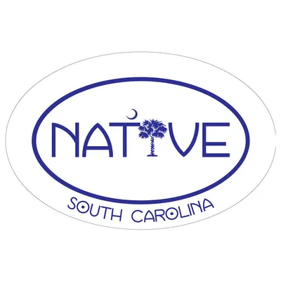 Native SC Oval Decal