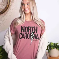 North Carolina Cow Bolt Short Sleeve T-Shirt