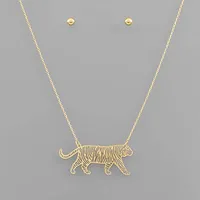 Full Tiger Gold Necklace