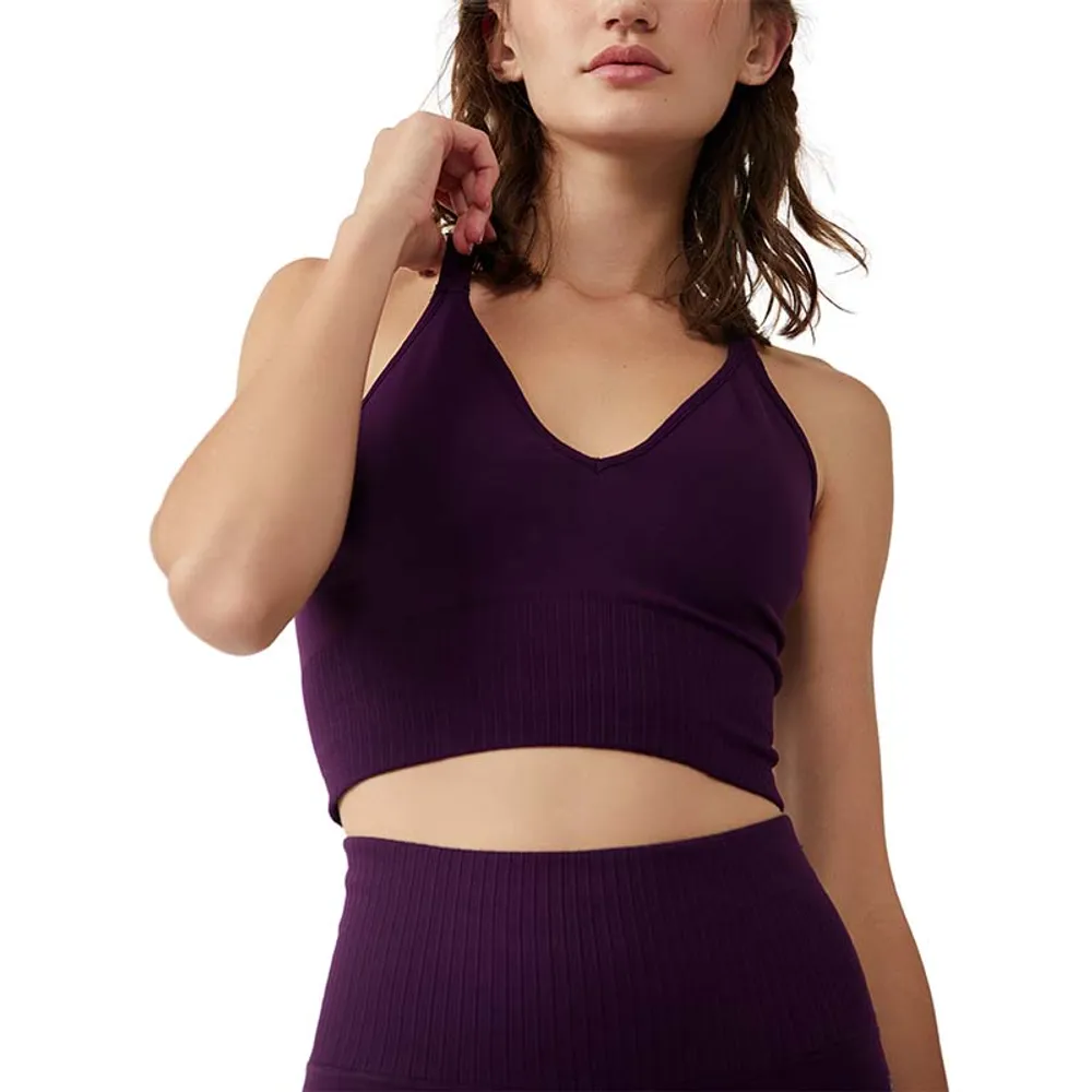 FP Movement Good Karma High-Neck Crop Tank by at Free People