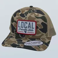 South Carolina Local Woven Patch Hat in Camo