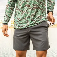 Men's River Rock Gray Mallard Performance Shorts