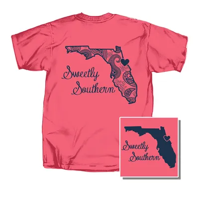 Florida Paisley Short Sleeve T-Shirt