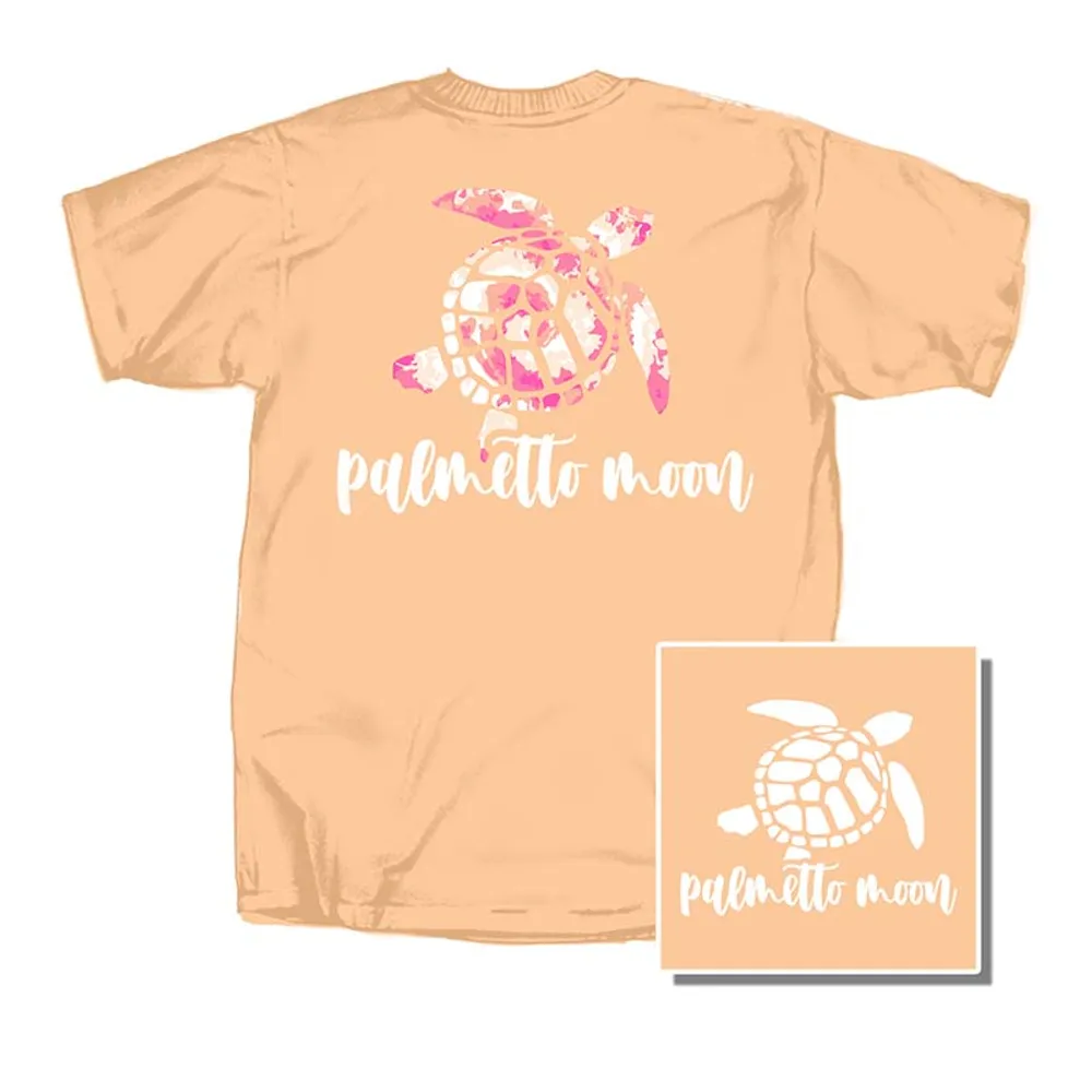 Tie Dye Turtle Short Sleeve T-Shirt Candy Orange