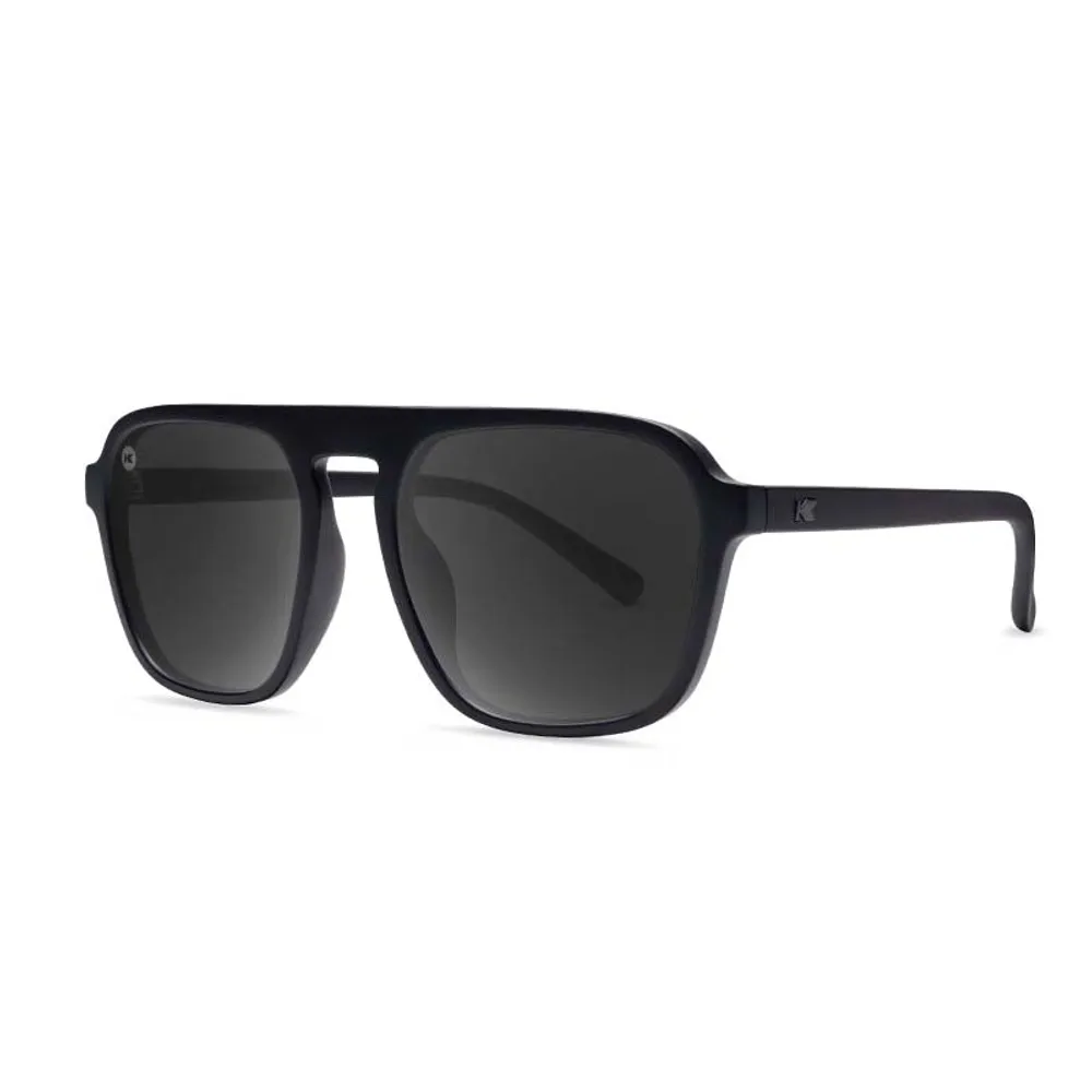 Knockaround® Pacific Palisades in Black and Black Smoke