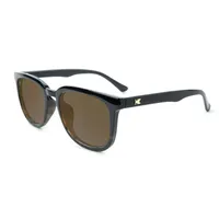 Knockaround® Paso Robles Glossy Black and Tortoise Shell Fade with Amber Lens