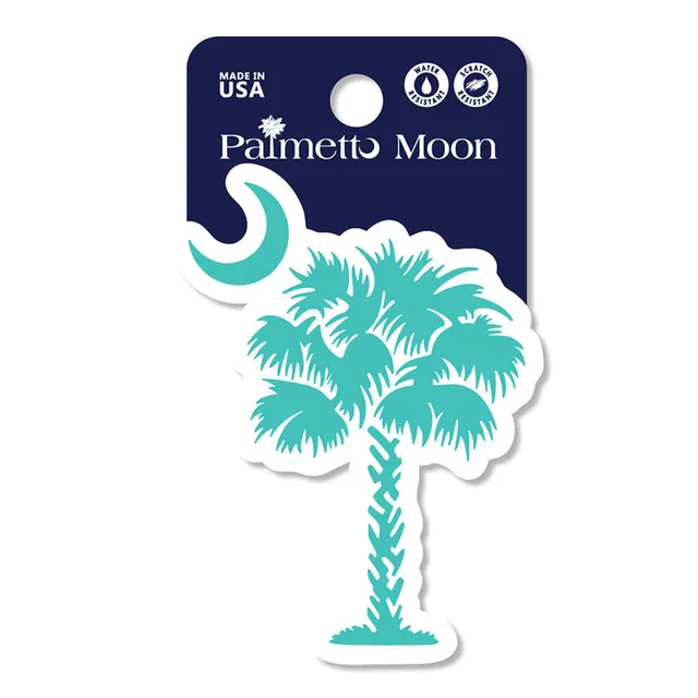 South Carolina Palmetto Moon Sticker