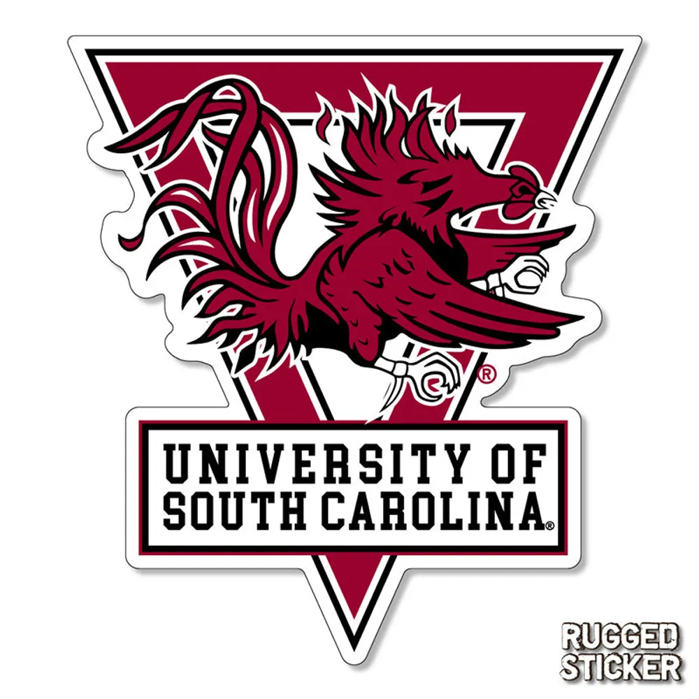 USC Triangle Rugged Sticker