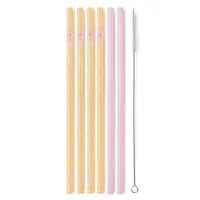 Oh Happy Day and Pink Tall Straw Set