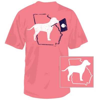 Georgia Dog Flag Short Sleeve T-Shirt