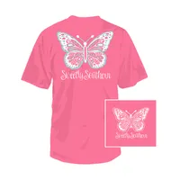 Youth Sweetly Southern Butterfly Short Sleeve T-Shirt
