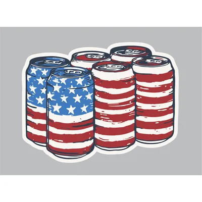 6 Pack of Freedom Sticker