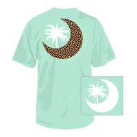 Big Moon Leopard Short Sleeve T-Shirt