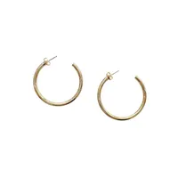 14K Gold Dipped Hoop Earrings