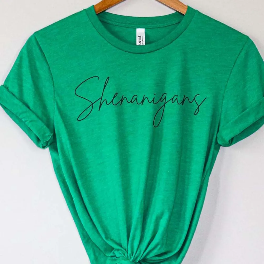 Shenanigans Script Short Sleeve T-Shirt