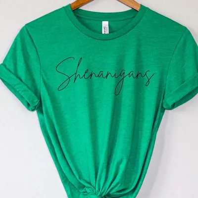 Shenanigans Script Short Sleeve T-Shirt
