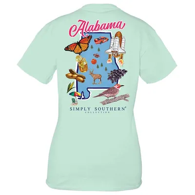 Alabama State Short Sleeve T-Shirt