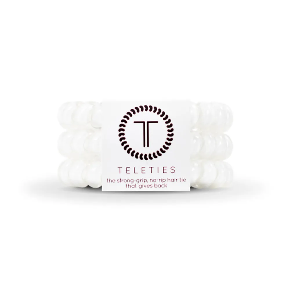 Coconut White Hair Tie 3 Pack