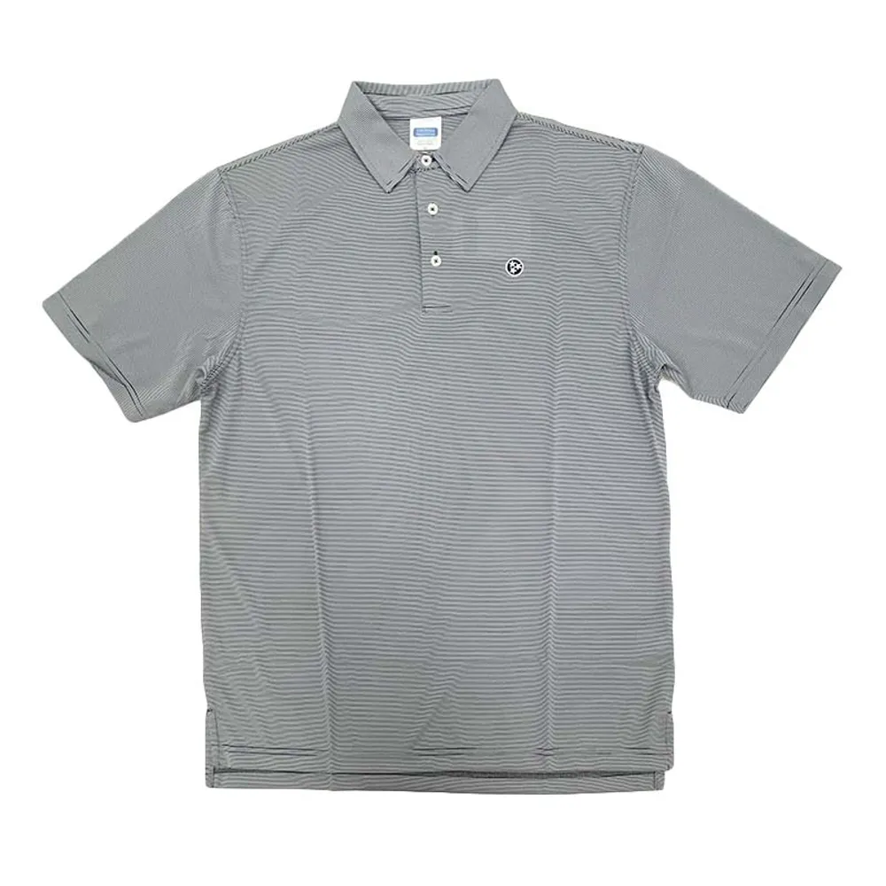 Tennessee Tri-Star Micro Stripe Polo Navy