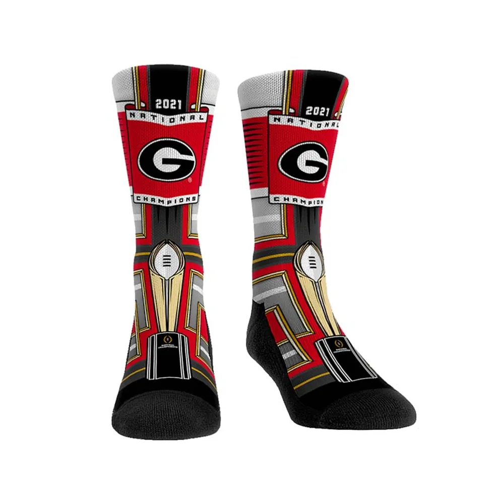 UGA 2021 National Champion Trophy Socks