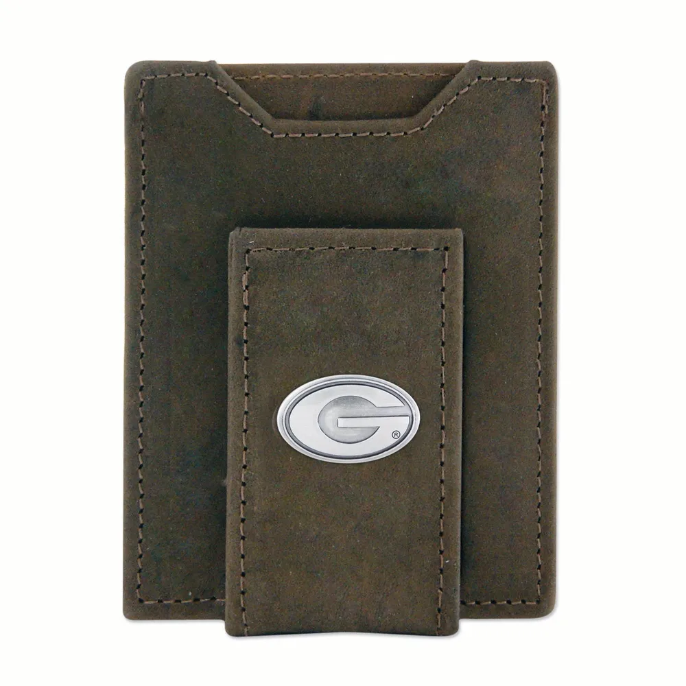 UGA Crazy Horse Conch Leather Clip