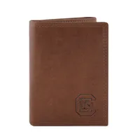 USC Embossed Leather Trifold