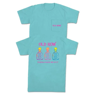 Tequila Made Me Short Sleeve Pocket T-Shirt