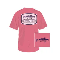 Youth Red Fish Label Short Sleeve T-Shirt