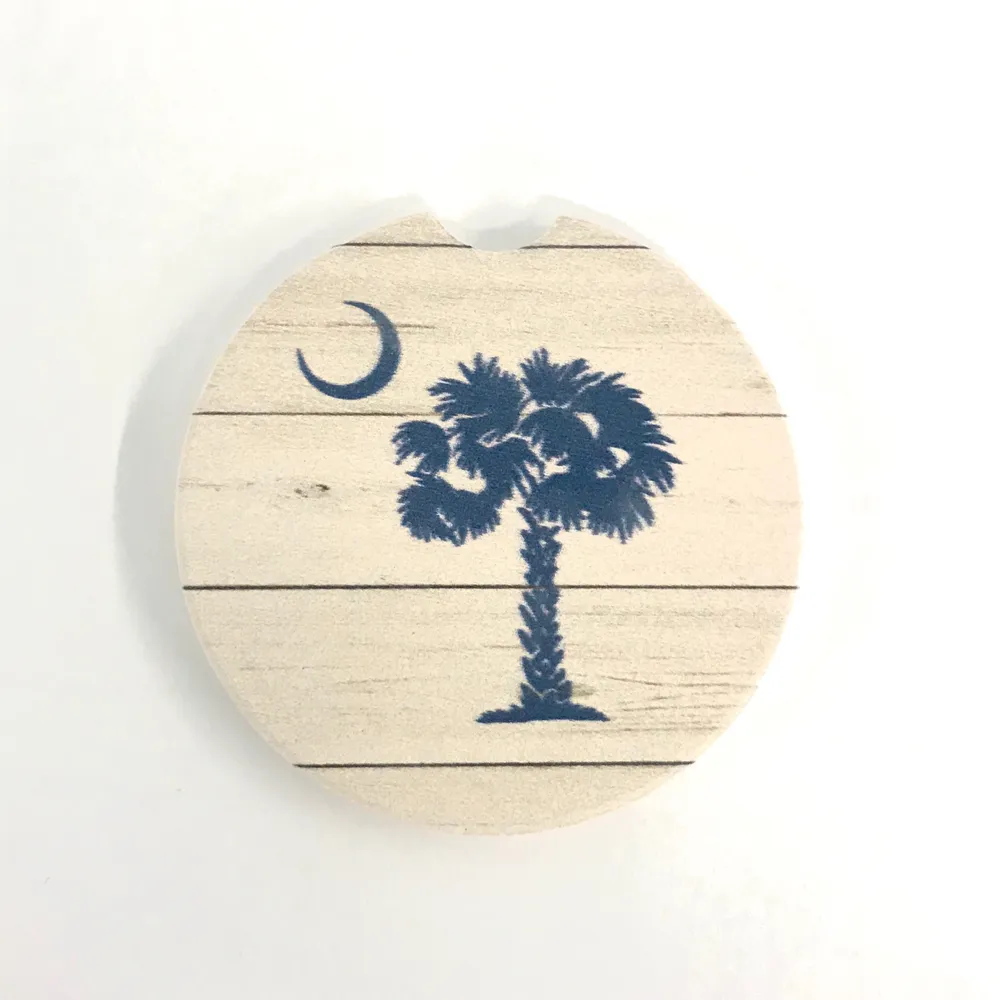 Shiplap Palmetto Car Coaster