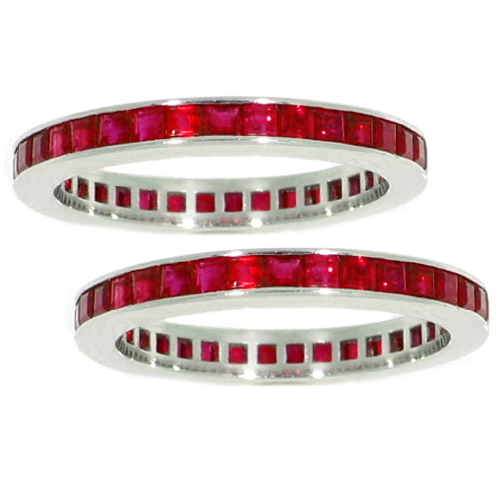 Channel set ruby guard rings