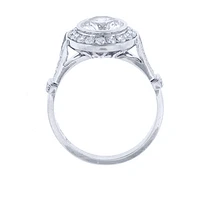 Diamond  Halo Engagement Ring