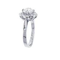 Asscher Cut Diamond Halo Ring