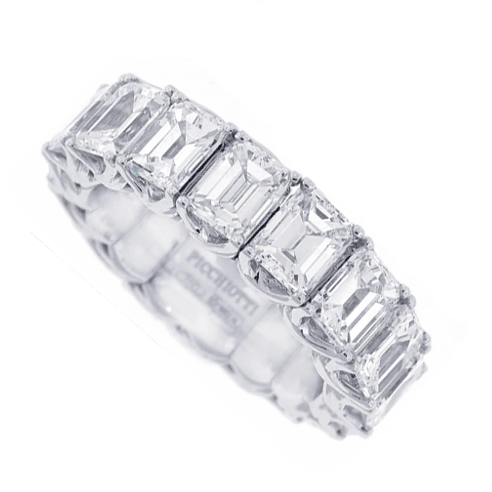 Picchiotti Emerald Cut Diamond Xpandable™ Band-Ring