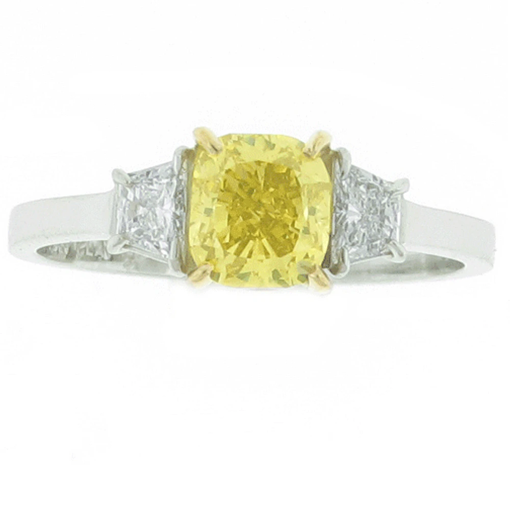 Yellow Diamond Engagement Ring