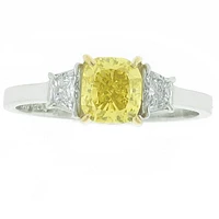 Yellow Diamond Engagement Ring