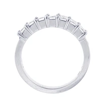 Radiant cut diamond Band -Ring