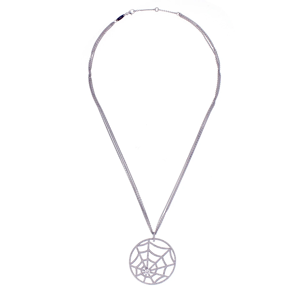 Chaumet “Attrape Moi” Catch Me Spider Web Diamond Necklace