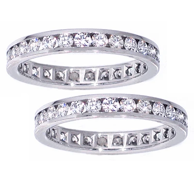 Channel set diamond guard rings