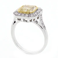 Canary Yellow Diamond Ring