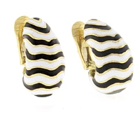 David Webb Earrings Kingdom Collection Zebra