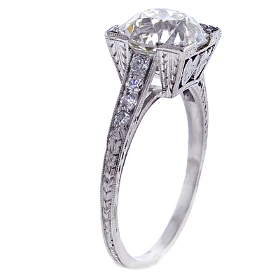 Vintage Old European Cut Diamond Solitaire