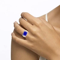 Van Cleef & Arpels Lapis and Diamond White and Yellow Gold Ring