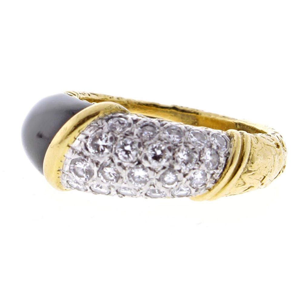 Van Cleef & Arpels Diamond and Onyx Ring